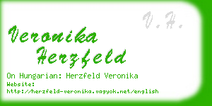 veronika herzfeld business card